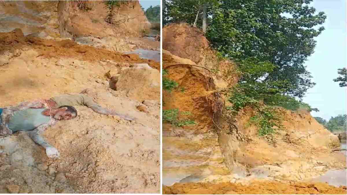 छुही खदान धंसने से मलबे में दबकर दो लोगों की मौके पर ही मौत