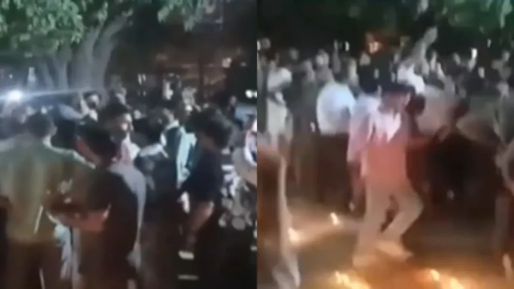 जामिया में  दिवाली उत्सव का विरोध ,लगे अल्लाह हू अकबर और फिलिस्तीन जिंदाबाद के नारे