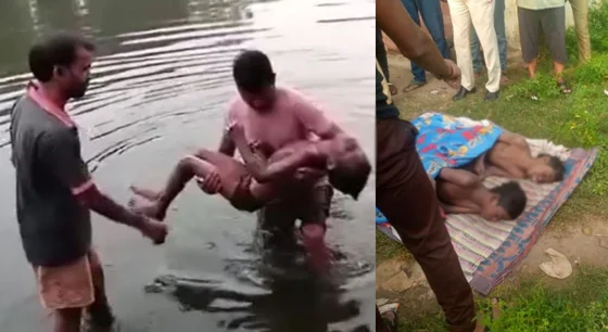 दो बच्चों की तालाब में तैरती मिली लाश, जांच में जुटी पुलिस…