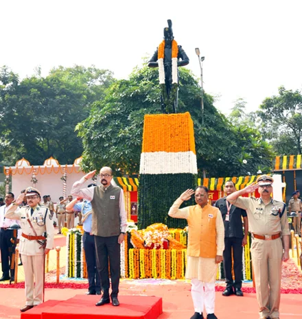 पुलिस और सुरक्षाबलों के कारण देश में कायम है कानून और शांति व्यवस्था : मुख्यमंत्री विष्णुदेव साय