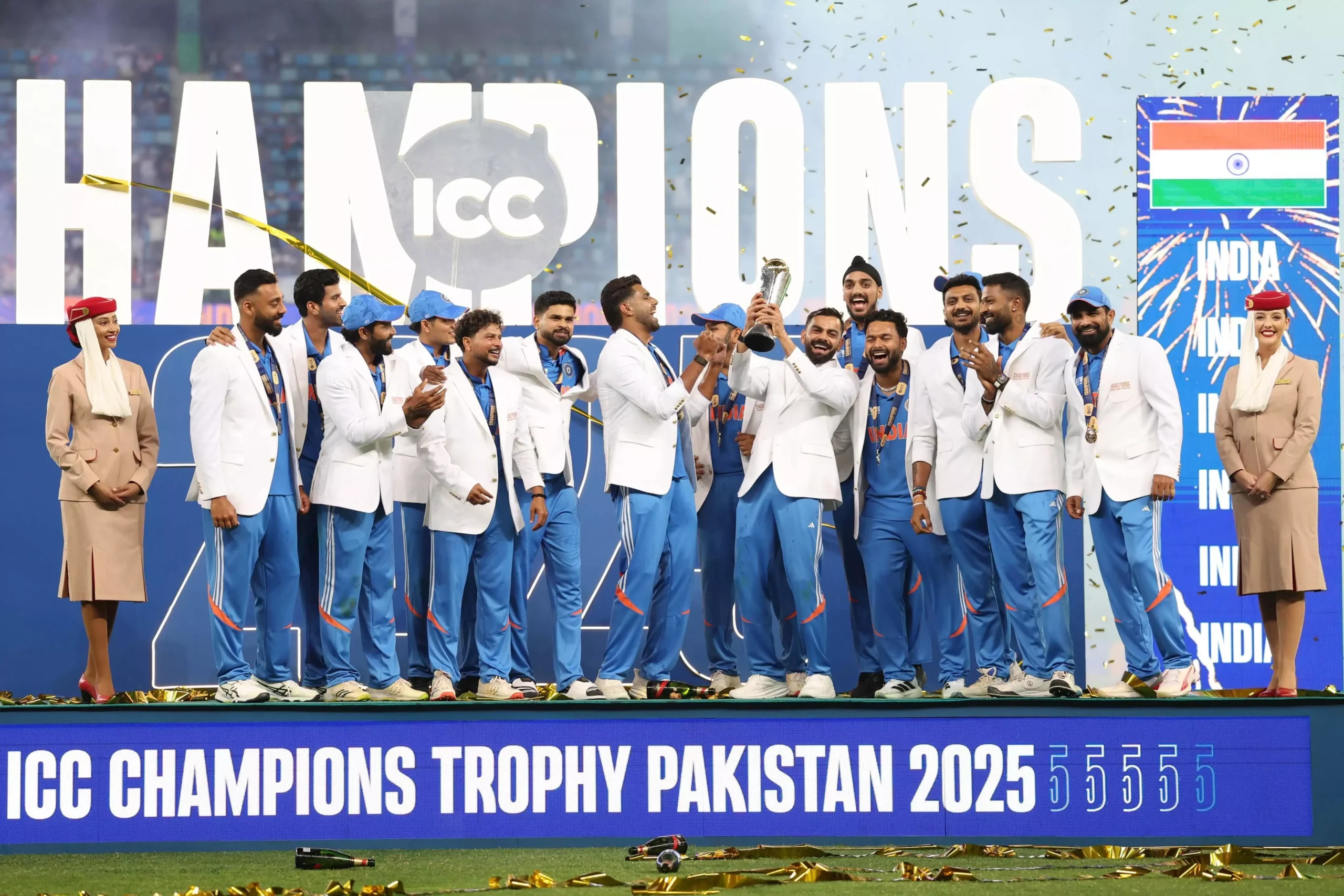 न्यूजीलैंड को फाइनल में हराकर ICC चैंपियंस ट्रॉफी 2025 की चैंपियन बनी टीम इंडिया